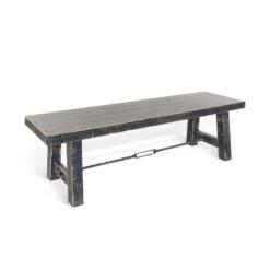 Marina 64 Inch Bench (Black Sand)