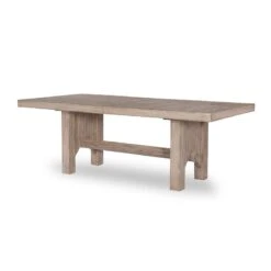 Westwood Trestle Dining Table (Weathered Oak)