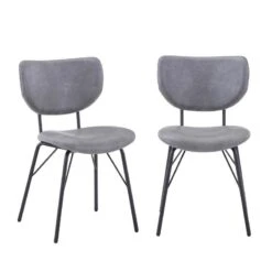 Owen Grey Side Chair (Set Of 2)