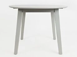 Simplicity Round Drop Leaf Table (Dove)