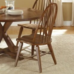 Hearthstone Windsor Side Chair (Set Of 2) (Oak)