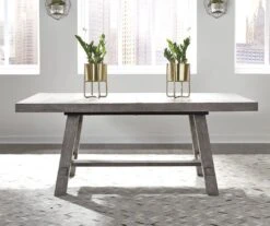 Modern Farmhouse Rectangular Dining Set W/ Ladder Back Chairs