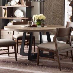 AD Modern Synergy Concentric Round Dining Set