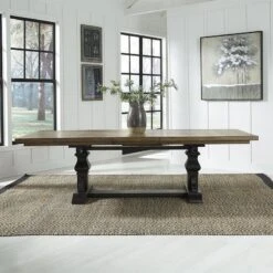 Harvest Home Rectangular Trestle Table (Chalkboard)