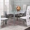 Valencia Rectangular Dining Room Set (White)