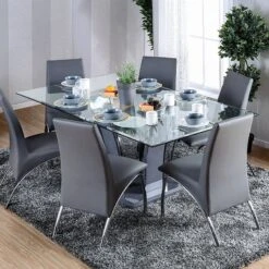 Glenview I Dining Room Set W/ Svana Chairs (Gray)