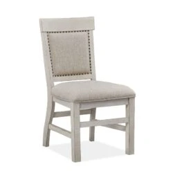 Bronwyn 60 Inch Round Dining Room Set W/ Upholstered Side Chairs