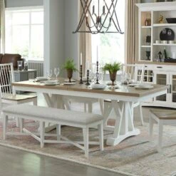 Americana Modern Trestle Dining Table