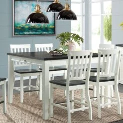 Kayla Counter Height Dining Room Set W/ Bench