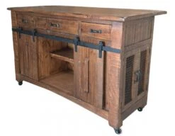 Parota Kitchen Island Set