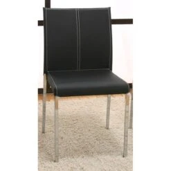 Corona Black Side Chair (Set Of 4)